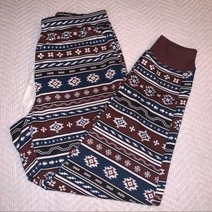 Lularoe Jax L Blue Striped Print LLR NWT